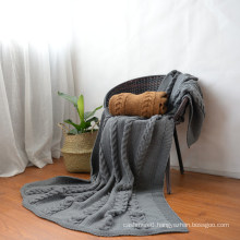 Luxury Softextile 100% Acrylic Minky DOT Fleece Knitted Blankets Wholesale